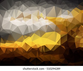 abstract polygonal background, vector