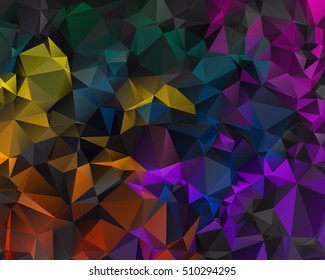 abstract polygonal background, vector