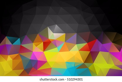 abstract polygonal background, vector