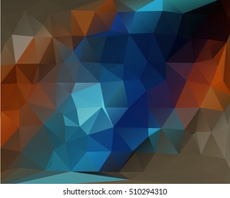 abstract polygonal background, vector