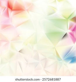 Abstract Polygonal Background Vector Design
