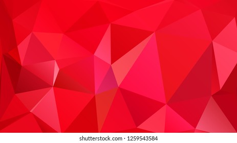 Abstract polygonal background.  Vector illustration in futuristic style. Geometric colorful triangle texture for covers, cases, poster, banner, web. Mosaic surface.