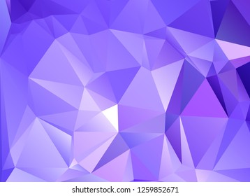 Abstract polygonal background. Vector illustration in futuristic style. Geometric colorful triangle texture for covers, cases, poster, banner, web. Mosaic surface.  