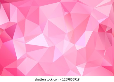 Abstract polygonal background. Vector illustration in futuristic style. Geometric colorful triangle texture for covers, cases, poster, banner, web. Mosaic surface.  