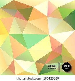 Abstract polygonal background. Vector illustration EPS10.