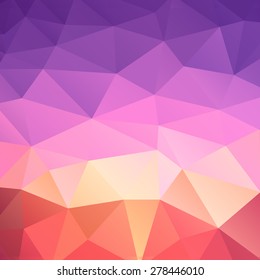 Abstract polygonal background - vector illustration
