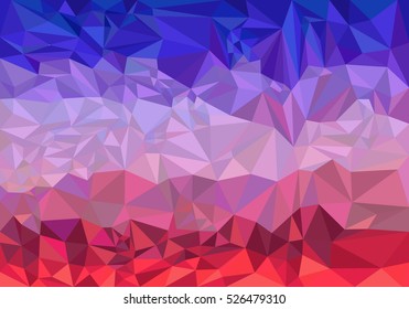 Abstract polygonal background. Vector illustration.