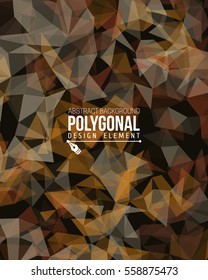 Abstract polygonal background. Vector illustration for your design.