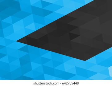 Abstract polygonal background. Vector illustration