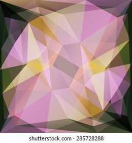 Abstract polygonal background with violet and gray triangles.