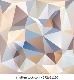 Abstract polygonal background with white and violet triangles.