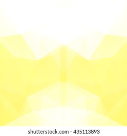 Abstract polygonal background. Yellow geometric vector illustration. Creative design template. 