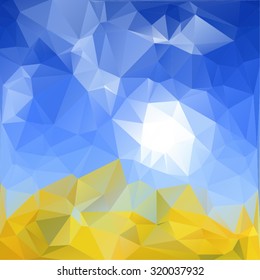 Abstract polygonal background for your design