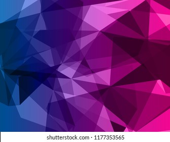 Abstract polygonal background.Vector geometric background with triangles.