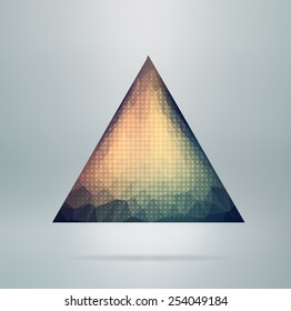 Abstract polygonal background.Vector illustration