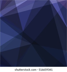 Abstract polygonal blue vector illustration of triangles. Creative background with geometric design in the style of origami