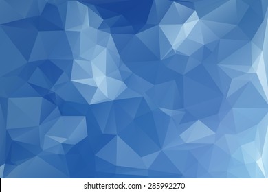 Abstract Polygonal From Clear Sky Background. Vector Illustration