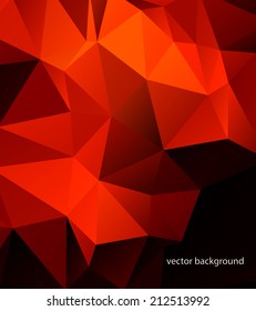 Abstract polygonal colorful vector background