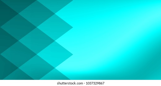 Abstract polygonal design, blue background of the vector space for text.