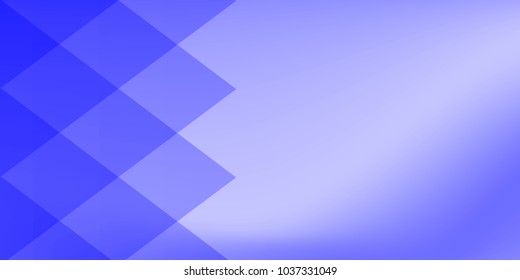 Abstract polygonal design, blue background