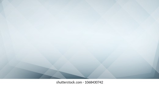 Abstract polygonal design, blue gradient background Vector.