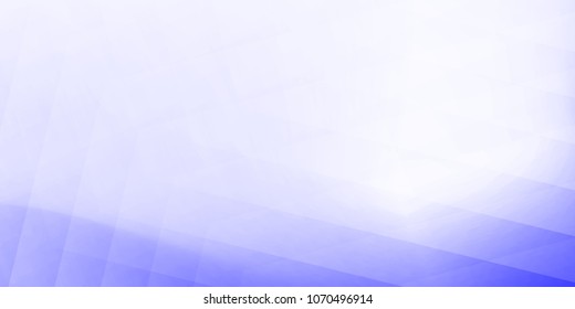 Abstract polygonal design, blue gradient background Vector.