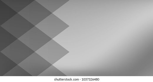 Abstract polygonal design gray background of the vector space for text.