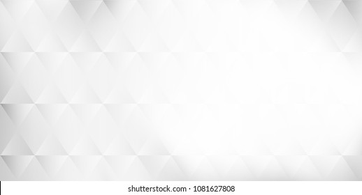 Abstract polygonal design with gray gradient background Vector for text messages.