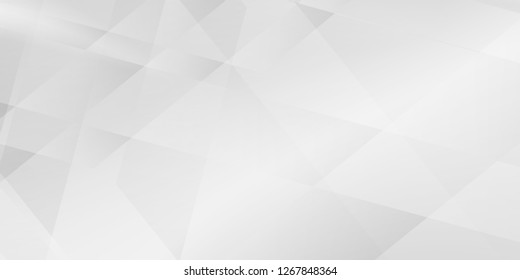 Abstract polygonal design with gray gradient background Vector