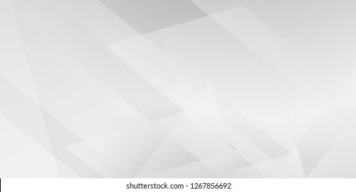 Abstract polygonal design with gray gradient background Vecto