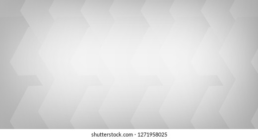 Abstract polygonal design with gray gradient background Vector