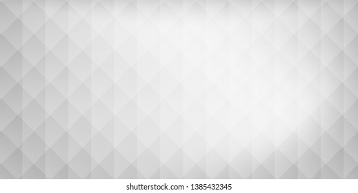 Abstract polygonal design with gray gradient background Vector