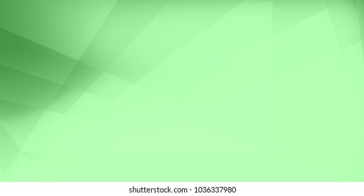 Abstract polygonal design green background decoration website Vector illustration.