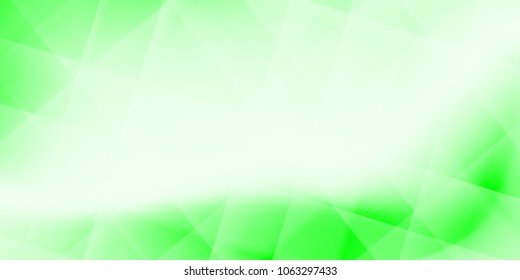 Abstract polygonal design, green gradient background Vector.