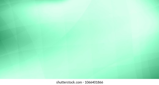 Abstract polygonal design, green gradient background Vector illustration.