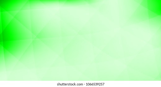 Abstract polygonal design, green gradient background Vector for text messages.