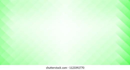 Abstract polygonal design, green gradient background Vector.