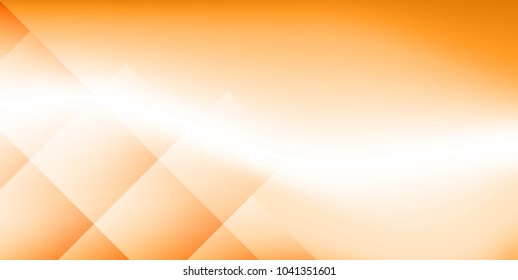 Abstract polygonal design orange gradient background Vector illustration.