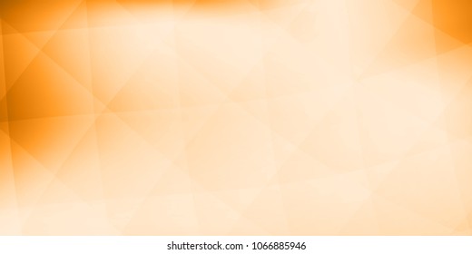 Abstract polygonal design orange gradient background Vector for text messages.