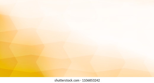 Abstract polygonal design orange gradient background Vector illustration.