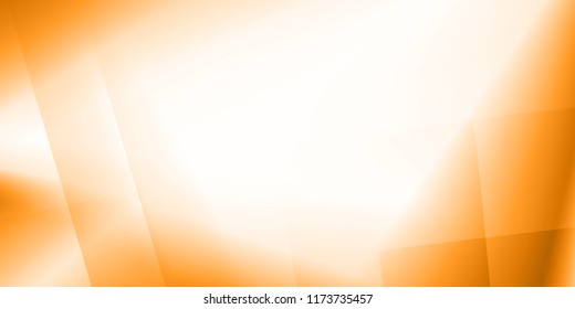 Abstract polygonal design orange gradient background Vector.