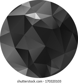 Abstract polygonal element for design.