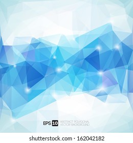 Abstract polygonal geometric background 