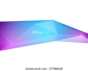 Abstract polygonal geometric background