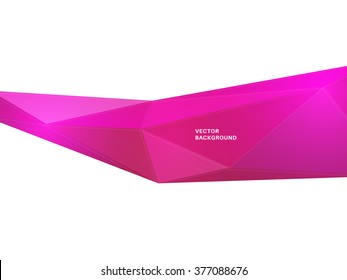 Abstract polygonal geometric background