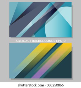 Abstract polygonal geometric backgrounds for modern design. Abstract backgrounds. Abstract wallpapers. 