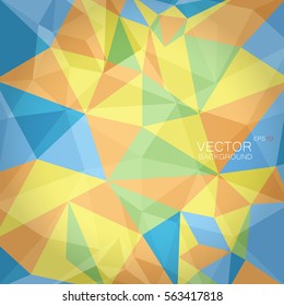 Abstract polygonal geometric colorful background