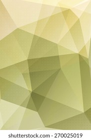 Abstract polygonal geometric design. Vector modern background
