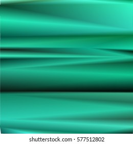 Abstract polygonal geometric green background with a gradient of triangles, vector illustration shiny silk