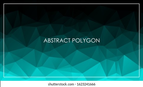 Abstract Polygonal Geometric Triangle Background, Low poly geometric background, illustration vector graphic design